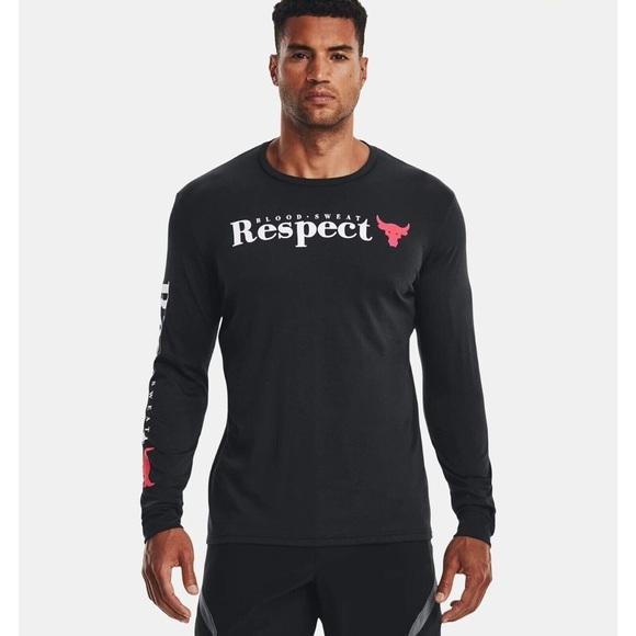 Under Armour Other - Under Armour Black and Red Long Sleeve Tee